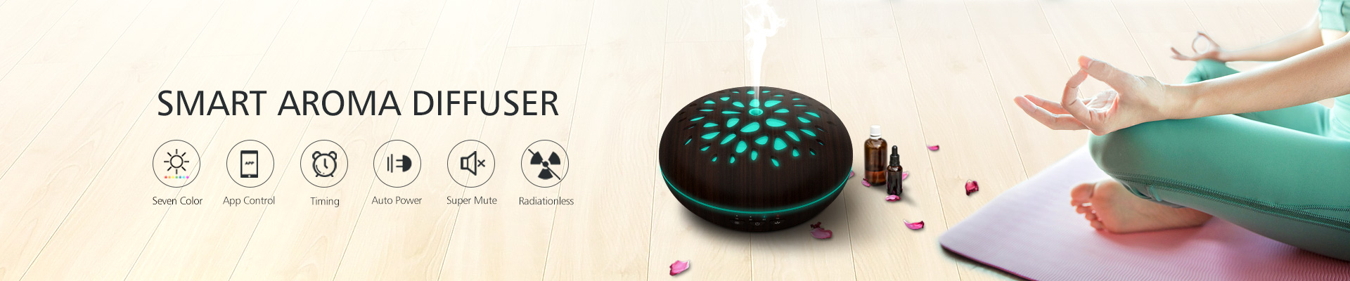 Smart ultrasonic aroma diffuser